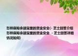 怎样保障余额宝里的资金安全(- 芝士回答介绍 怎样保障余额宝里的资金安全  - 芝士回答详细情况如何)