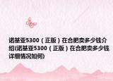 诺基亚5300（正版）在合肥卖多少钱介绍(诺基亚5300（正版）在合肥卖多少钱详细情况如何)