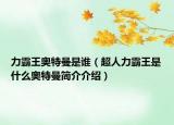 力霸王奥特曼是谁（超人力霸王是什么奥特曼简介介绍）