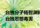 24小时快讯更新 台独分子杨智渊转为监视居住 杨智渊长期受台独思想毒害