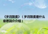 《岁月致柔》（岁月致柔是什么意思简介介绍）