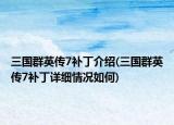 三国群英传7补丁介绍(三国群英传7补丁详细情况如何)