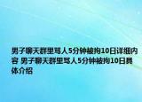 男子聊天群里骂人5分钟被拘10日详细内容 男子聊天群里骂人5分钟被拘10日具体介绍
