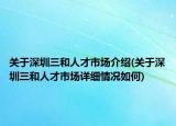 关于深圳三和人才市场介绍(关于深圳三和人才市场详细情况如何)