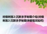 终极刺客2:沉默杀手秘籍介绍(终极刺客2:沉默杀手秘籍详细情况如何)