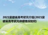 2021安徽省高考状元介绍(2021安徽省高考状元详细情况如何)