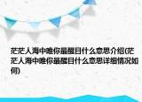 茫茫人海中唯你最醒目什么意思介绍(茫茫人海中唯你最醒目什么意思详细情况如何)
