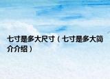 七寸是多大尺寸（七寸是多大简介介绍）