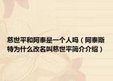 慈世平和阿泰是一个人吗（阿泰斯特为什么改名叫慈世平简介介绍）
