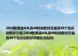 2019款奥迪A4L选40时尚款好还是选45个性运动款好介绍(2019款奥迪A4L选40时尚款好还是选45个性运动款好详细情况如何)