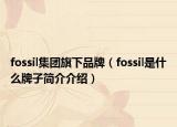 fossil集团旗下品牌（fossil是什么牌子简介介绍）
