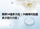 胸罩34是多大码（34胸罩尺码是多少简介介绍）