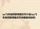 qq飞车如何获得精灵币介绍(qq飞车如何获得精灵币详细情况如何)