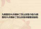 九阴真经OL升级补丁怎么安装介绍(九阴真经OL升级补丁怎么安装详细情况如何)