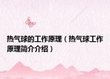 热气球的工作原理（热气球工作原理简介介绍）