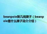 beanpole算几线牌子（beanpole是什么牌子简介介绍）