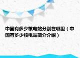 中国有多少核电站分别在哪里（中国有多少核电站简介介绍）
