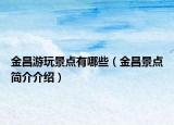 金昌游玩景点有哪些（金昌景点简介介绍）