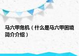 马六甲危机（什么是马六甲困境简介介绍）