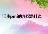 汇丰pmi的介绍是什么