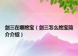 剑三在哪挖宝（剑三怎么挖宝简介介绍）