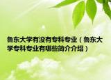 鲁东大学有没有专科专业（鲁东大学专科专业有哪些简介介绍）