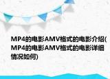 MP4的电影AMV格式的电影介绍(MP4的电影AMV格式的电影详细情况如何)