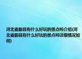河北省蔚县有什么好玩的景点吗介绍(河北省蔚县有什么好玩的景点吗详细情况如何)