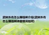武林外传怎么赚钱啊介绍(武林外传怎么赚钱啊详细情况如何)