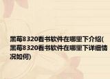 黑莓8320看书软件在哪里下介绍(黑莓8320看书软件在哪里下详细情况如何)