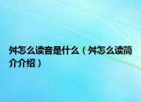 舛怎么读音是什么（舛怎么读简介介绍）