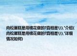 肉松蛋糕是用棉花做的?真相是\