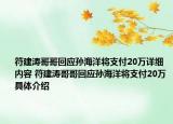 符建涛哥哥回应孙海洋将支付20万详细内容 符建涛哥哥回应孙海洋将支付20万具体介绍