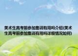 美术生高考前参加集训有用吗介绍(美术生高考前参加集训有用吗详细情况如何)