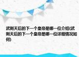 武则天后的下一个皇帝是哪一位介绍(武则天后的下一个皇帝是哪一位详细情况如何)