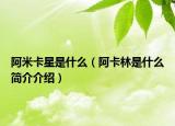 阿米卡星是什么（阿卡林是什么简介介绍）