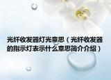 光纤收发器灯光意思（光纤收发器的指示灯表示什么意思简介介绍）