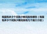 我国有多少个民族少数民族有哪些（我国有多少个民族少数民族有几个简介介绍）