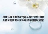 用什么牌子的洗发水洗头最好介绍(用什么牌子的洗发水洗头最好详细情况如何)