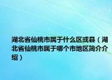 湖北省仙桃市属于什么区或县（湖北省仙桃市属于哪个市地区简介介绍）