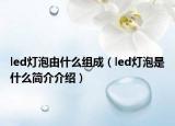 led灯泡由什么组成（led灯泡是什么简介介绍）