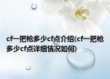 cf一把枪多少cf点介绍(cf一把枪多少cf点详细情况如何)