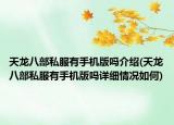 天龙八部私服有手机版吗介绍(天龙八部私服有手机版吗详细情况如何)