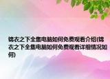 锦衣之下全集电脑如何免费观看介绍(锦衣之下全集电脑如何免费观看详细情况如何)