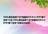 CSOL单机版哪个好?神器时代9.0(or BTE?哪个枪多?介绍 CSOL单机版哪个好?神器时代9.0 or BTE?哪个枪多?详细情况如何)