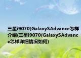 三星i9070(GalaxySAdvance怎样介绍(三星i9070(GalaxySAdvance怎样详细情况如何)
