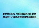 美洲虎E进行了哪些改进介绍(美洲虎E进行了哪些改进详细情况如何)
