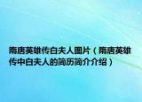 隋唐英雄传白夫人图片（隋唐英雄传中白夫人的简历简介介绍）