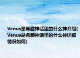 Venus是希腊神话里的什么神介绍(Venus是希腊神话里的什么神详细情况如何)