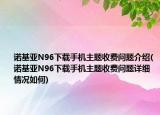 诺基亚N96下载手机主题收费问题介绍(诺基亚N96下载手机主题收费问题详细情况如何)
